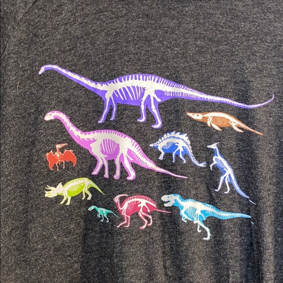 Next Level Dinosaur Jersey Tee - Picture 2 of 4